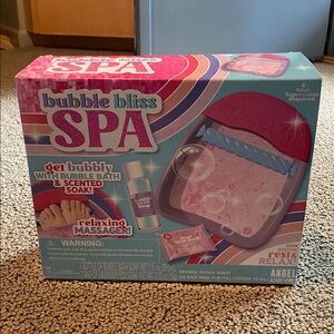 Bubble Bliss Spa Set with Pink and Blue Design